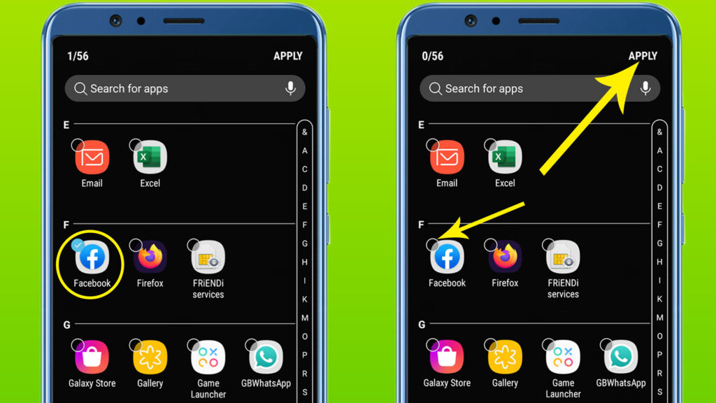 how to hide an app in android