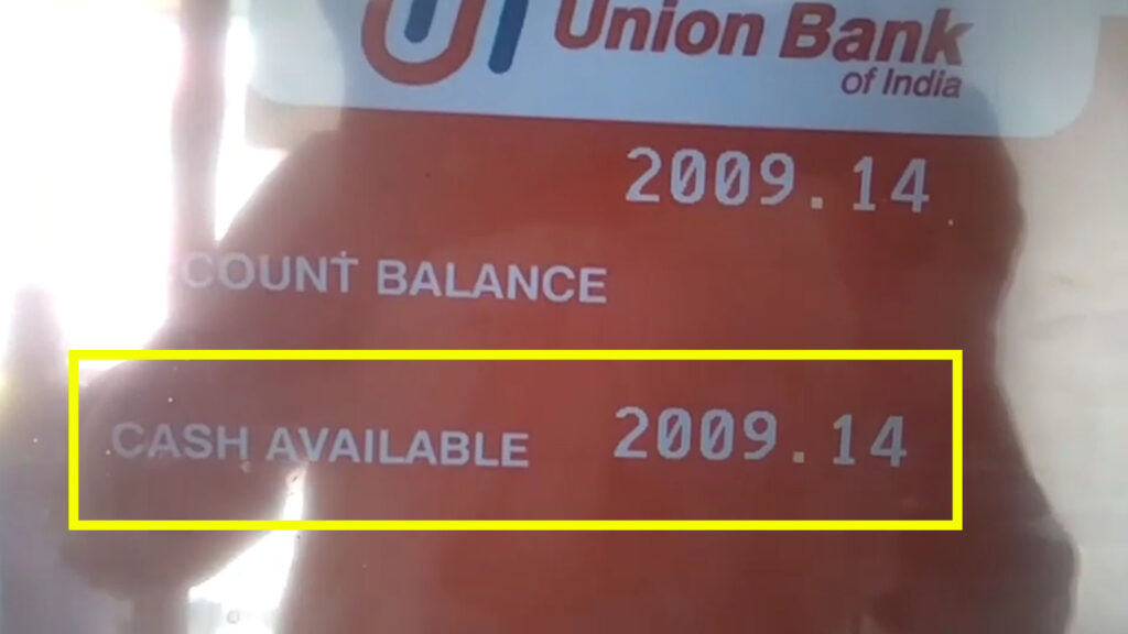 a9 1 Union bank of india balance check