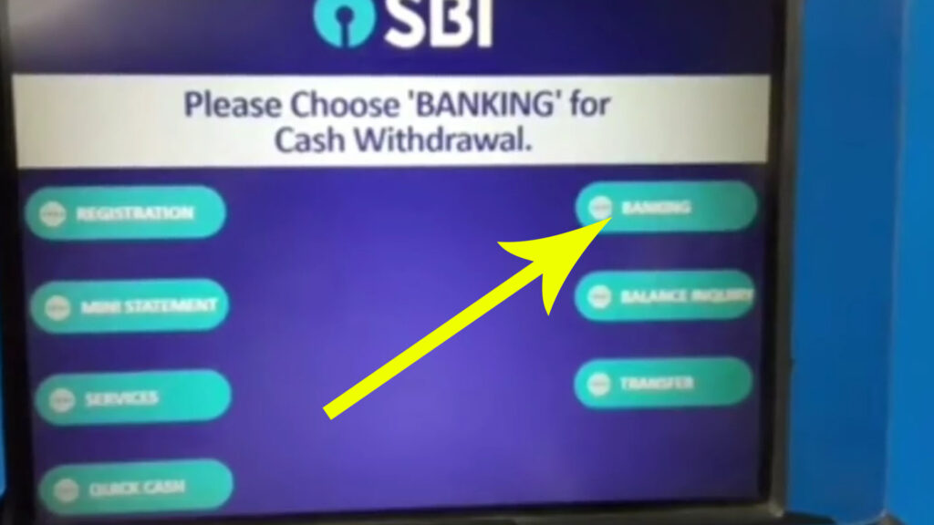 sbi atm pin generation by sms