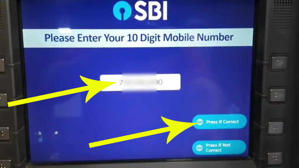 a9 sbi atm pin generation by sms