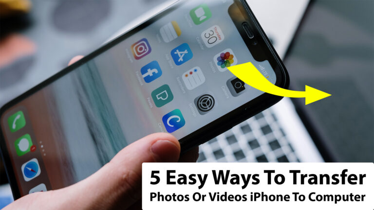 How To Transfer My iPhone Photos To My Computer or Mac (In 5 ways)