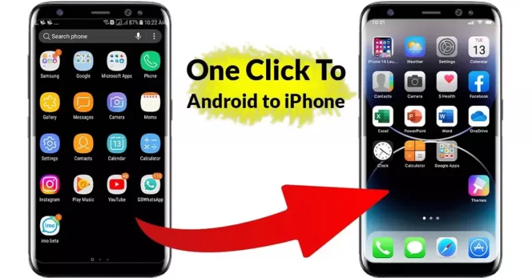 One Click To Transfer Android to iPhone